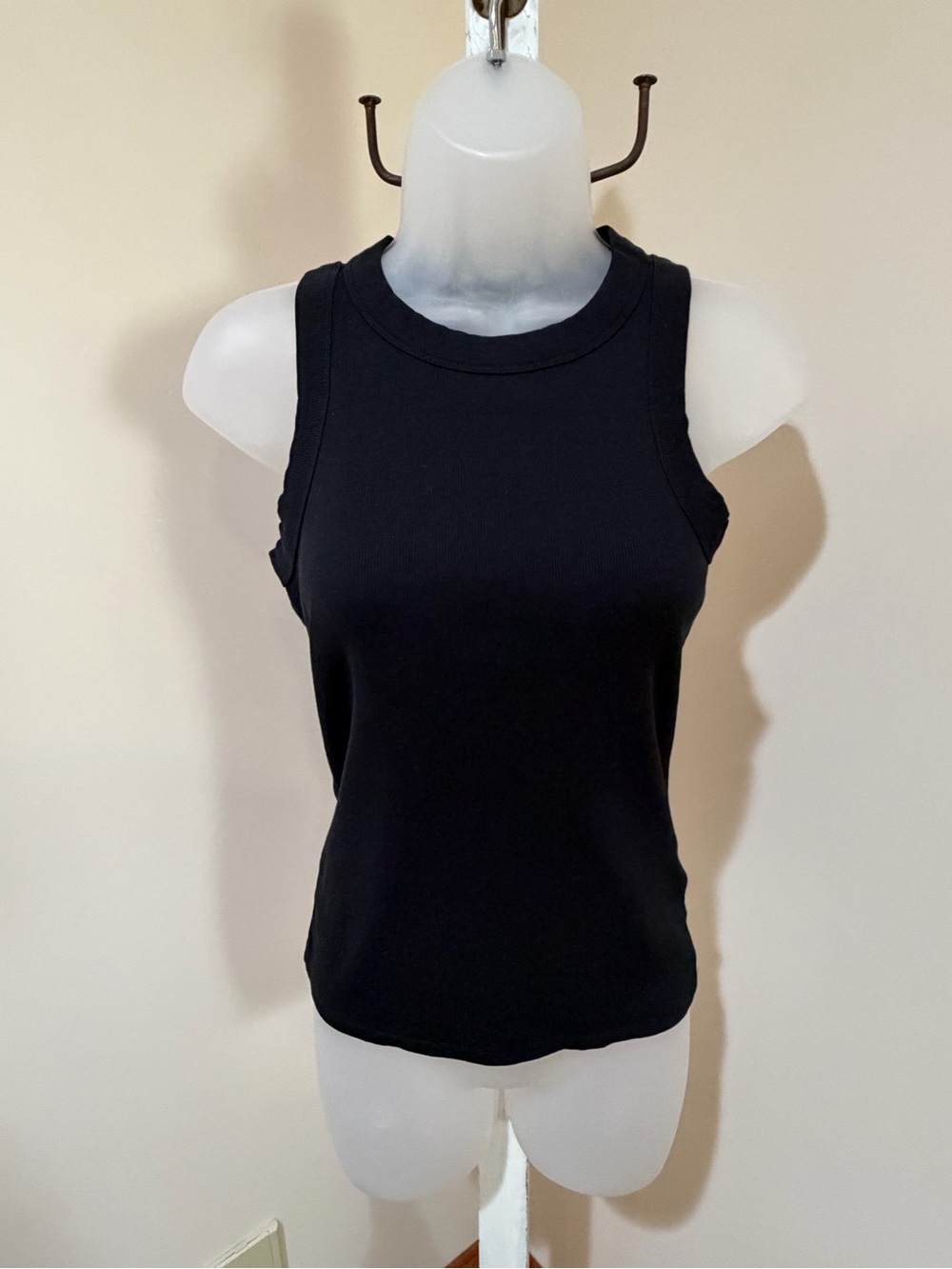 NEW MADEWELL ESSENTIAL TANK TOP UTILITY RIBBED SIZE XS IN BLACK - Picture 6 of 13